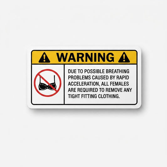 WARNING: Remove Tight Fitting Clothing